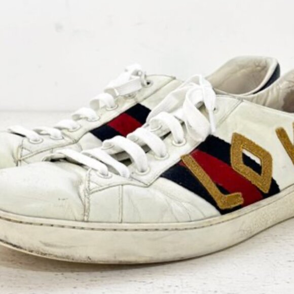 Gucci Men's Loved Sneakers Sz 12.5 - Picture 1 of 9